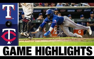 Rangers vs. Twins Game Highlights (8/20/22) | MLB Highlights