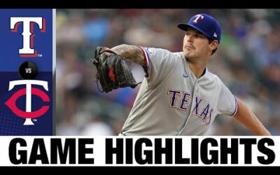 Rangers vs. Twins Highlights (8/22/22) | MLB Highlights