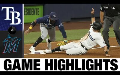 Rays vs. Marlins Game Highlights (8/30/22) | MLB Highlights