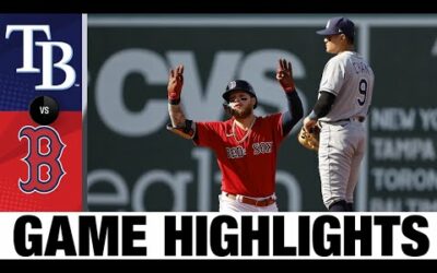 Rays vs. Red Sox Game Highlights (8/28/22) | MLB Highlights