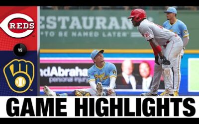 Reds vs Brewers Game Highlights (8/6/22) | MLB Highlights