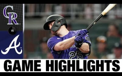 Rockies vs. Braves Game Highlights (8/30/22) | MLB Highlights