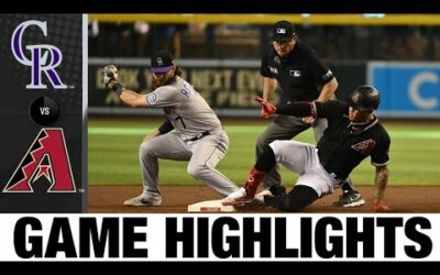 Rockies vs D-backs Game Highlights (8/6/22) | MLB Highlights