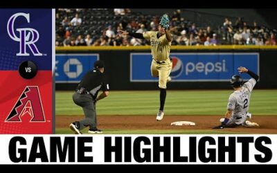 Rockies vs. D-Backs Highlights (8/5/22) | MLB Highlights