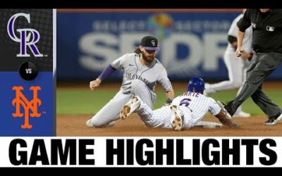 Rockies vs. Mets Game Highlights (8/27/22) | MLB Highlights