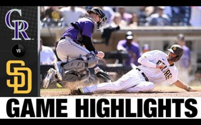 Rockies vs. Padres Game 1 Highlights (8/2/22) | MLB Highlights