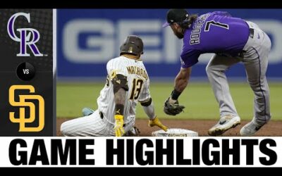 Rockies vs. Padres Game Highlights (8/3/22) | MLB Highlights