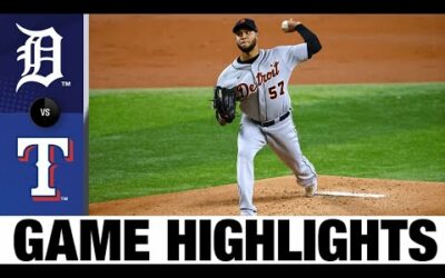 Tigers vs. Rangers Game Highlights (8/27/22) | MLB Highlights