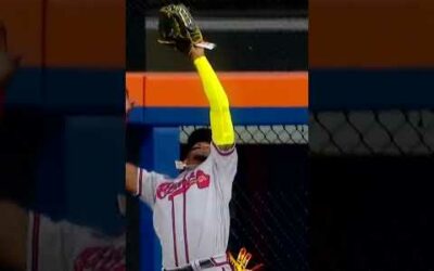 What a catch! Ronald Acuña Jr. flashes some SERIOUS leather for the Atlanta Braves!