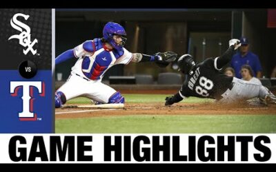 White Sox vs. Rangers Game Highlights (8/4/22) | MLB Highlights