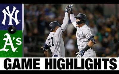 Yankees vs. A’s Game Highlights (8/26/22) | MLB Highlights