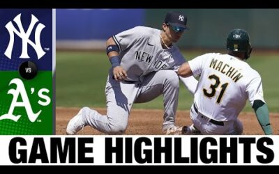 Yankees vs. A’s Game Highlights (8/28/22) | MLB Highlights