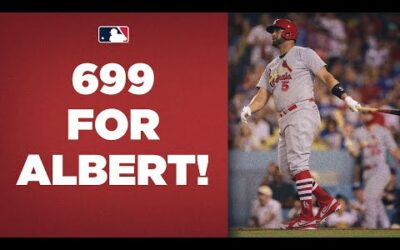 699!!! Albert Pujols inches closer to history with a MAMMOTH home run!