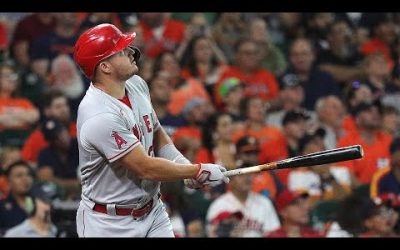 7 STRAIGHT GAMES WITH A HOMER FOR MIKE TROUT!! One more to tie MLB record!!