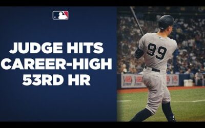 Aaron Judge DEMOLISHES Career-High 53rd Homer Of 2022!