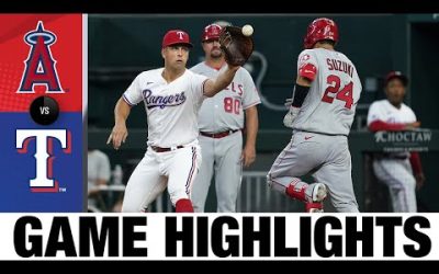 Angels vs. Rangers Game Highlights (9/22/22) | MLB Highlights