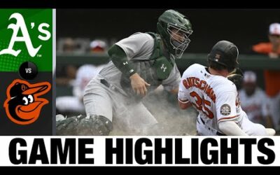 A’s vs. Orioles Highlights (9/4/22) | MLB Highlights