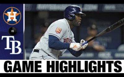 Astros vs. Rays Game Highlights (9/19/22) | MLB Highlights