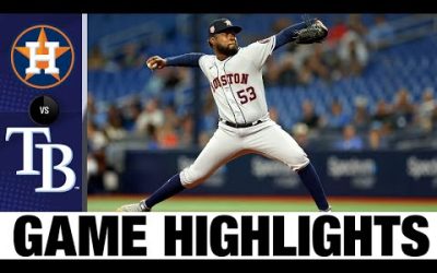 Astros vs. Rays Game Highlights (9/20/22) | MLB Highlights