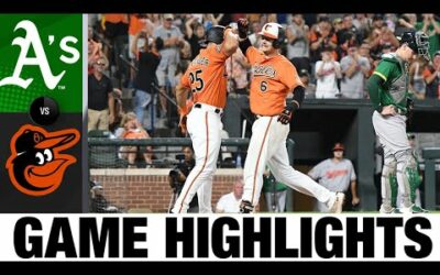 Athletics vs. Orioles Game Highlights (9/03/22) | MLB Highlights