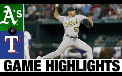 Athletics vs. Rangers Game Highlights (9/14/22) | MLB Highlights