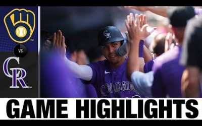 Brewers vs. Rockies Game Highlights (9/7/22) | MLB Highlights