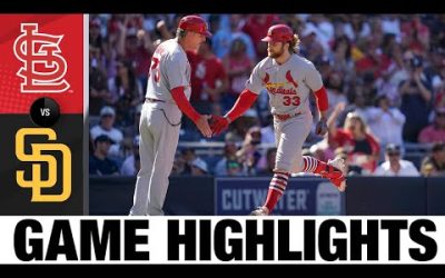 Cardinals vs. Padres Game Highlights (9/22/22) | MLB Highlights