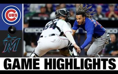 Cubs vs. Marlins Game Highlights (9/19/22) | MLB Highlights