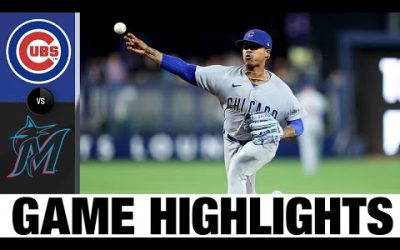 Cubs vs. Marlins Game Highlights (9/21/22) | MLB Highlights