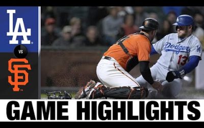 Dodgers vs. Giants Game Highlights (9/16/22) | MLB Highlights