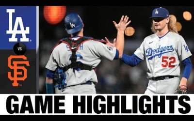 Dodgers vs. Giants Game Highlights (9/17/22) | MLB Highlights