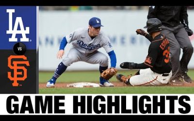 Dodgers vs. Giants Game Highlights (9/18/22) | MLB Highlights