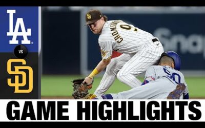 Dodgers vs Padres Game Highlights (9/29/22) | MLB Highlights