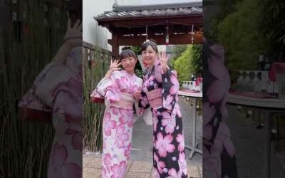 くりえみちゃんと浴衣 Yukata with Kuriemi 쿠리에미짱과 유카타 #shorts