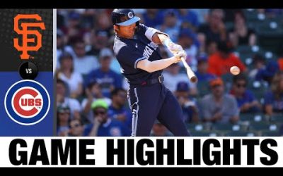 Giants vs. Cubs Game Highlights (9/9/22) | MLB Highlights