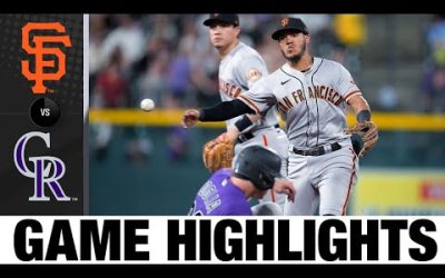 Giants vs. Rockies Game Highlights (9/20/22) | MLB Highlights