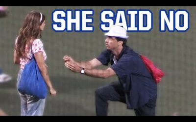 he proposed between innings and she said “wtf are you doing?”, a breakdown