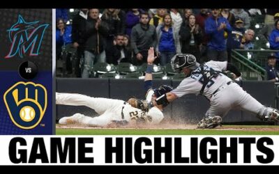 Marlins vs Brewers Game Highlights (9/29/22) | MLB Highlights