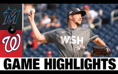 Marlins vs. Nationals Game Highlights (9/17/22) | MLB Highlights