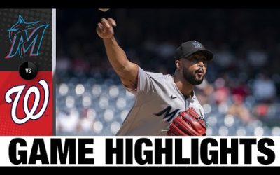 Marlins vs. Nationals Game Highlights (9/18/22) | MLB Highlights