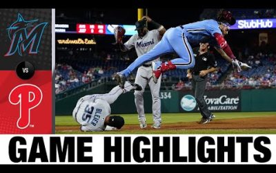 Marlins vs. Phillies Game Highlights (9/8/22) | MLB Highlights