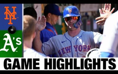 Mets vs. A’s Game Highlights (9/25/22) | MLB Highlights