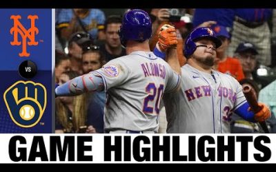 Mets vs. Brewers Game Highlights (9/19/22) | MLB Highlights