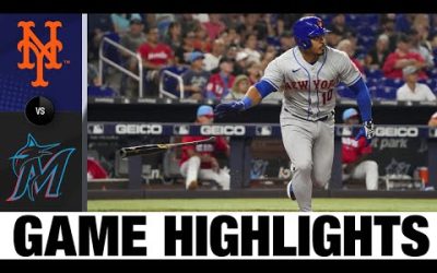 Mets vs. Marlins Game Highlights (9/10/22) | MLB Highlights