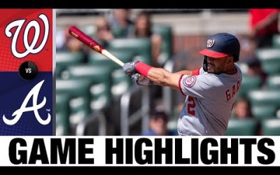 Nationals vs. Braves Game Highlights (9/21/22) | MLB Highlights