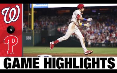 Nationals vs. Phillies Game Highlights (9/10/22) | MLB Highlights