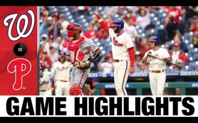 Nationals vs. Phillies Game Highlights (9/11/22) | MLB Highlights