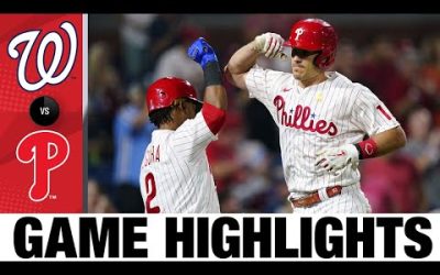 Nationals vs. Phillies Game Highlights (9/9/22) | MLB Highlights