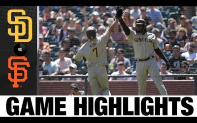 Padres vs. Giants Game Highlights (8/31/22) | MLB Highlights