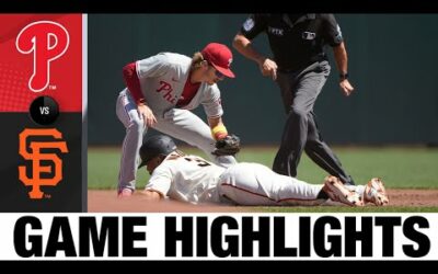 Phillies vs. Giants Game Highlights (9/3/22) | MLB Highlights